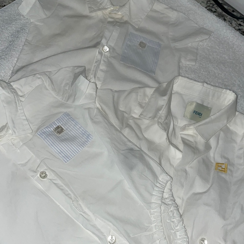 3 fendi baby shirts